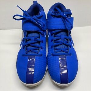 Mens 8.5 Nike Force Trout  7 PRO Molded Baseball Cleats Blue/ White CT0828-400